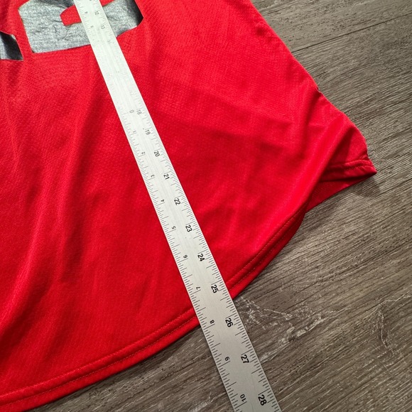 Nike Atlanta Braves Baseball Jersey Boys Large Red Polyester NWOT - Picture 5 of 8